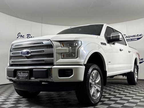 White Platinum Clearcoat Metallic 2016 Ford F-150 Platinum