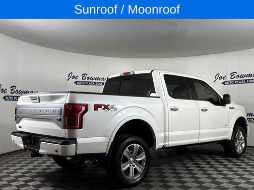 White Platinum Clearcoat Metallic 2016 Ford F-150 Platinum