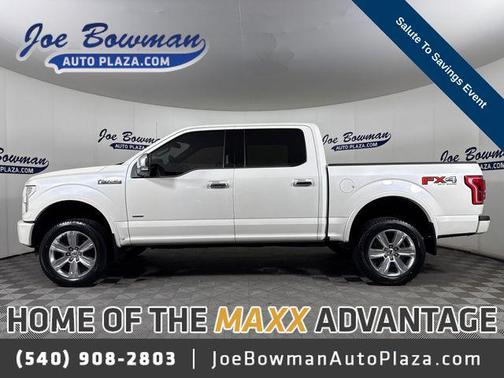 White Platinum Clearcoat Metallic 2016 Ford F-150 Platinum