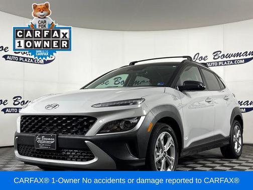 Cyber Silver w/Black Roof 2023 Hyundai KONA SEL