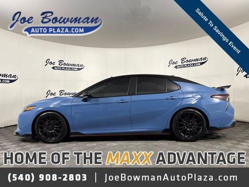 Cavalry Blue/Midnight Black Metallic 2022 Toyota Camry TRD