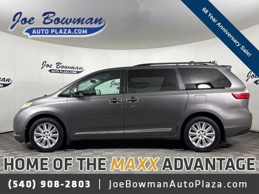 Predawn Gray Mica 2017 Toyota Sienna XLE