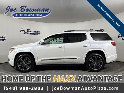 White Frost Tricoat 2018 GMC Acadia Denali
