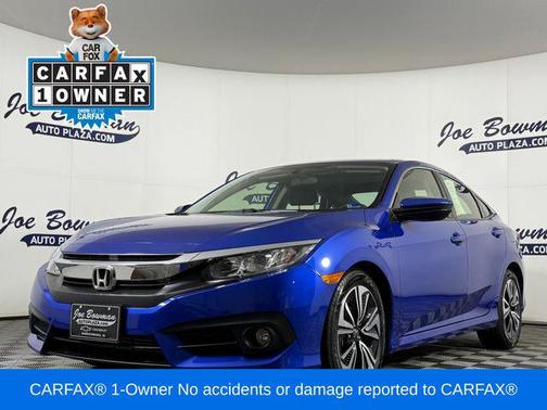 Aegean Blue Metallic 2018 Honda Civic EX-T
