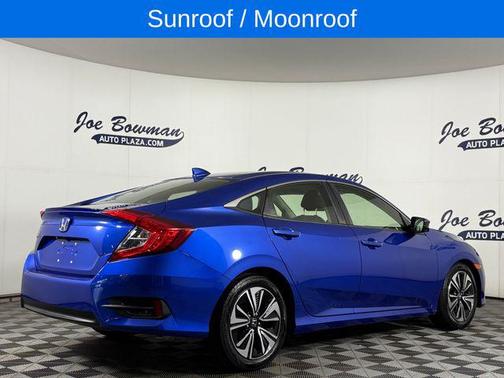 Aegean Blue Metallic 2018 Honda Civic EX-T