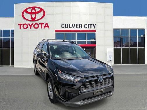 Midnight Black Metallic 2019 Toyota RAV4 Hybrid LE