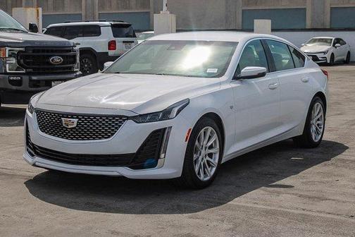 Summit White 2023 Cadillac CT5 Luxury RWD