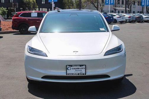 Pearl White Multi 2025 Tesla Model 3 Long Range