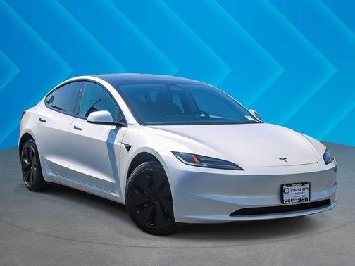 Pearl White Multi 2025 Tesla Model 3 Long Range