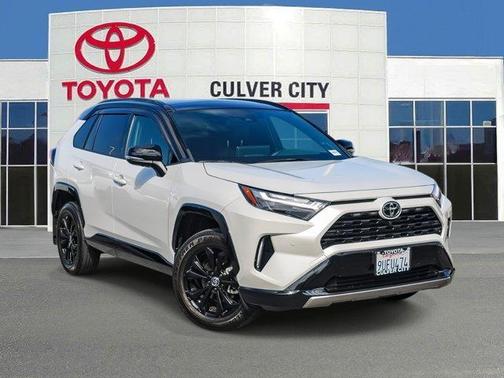 Midnight Black Metallic 2025 Toyota RAV4 Hybrid XSE