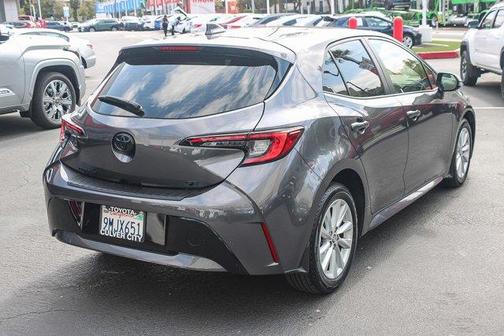 Magnetic Gray Metallic 2024 Toyota Corolla Hatchback SE