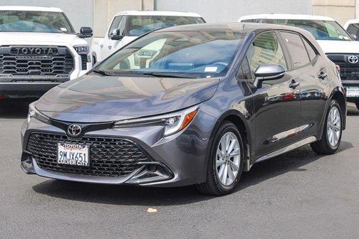 Magnetic Gray Metallic 2024 Toyota Corolla Hatchback SE