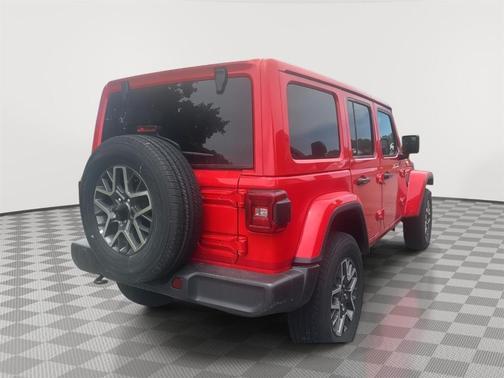Firecracker Red Clearcoat 2025 Jeep Wrangler Sahara