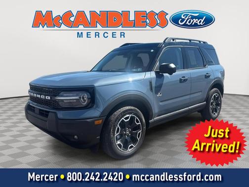 Azure Gray Metallic 2025 Ford Bronco Sport Outer Banks