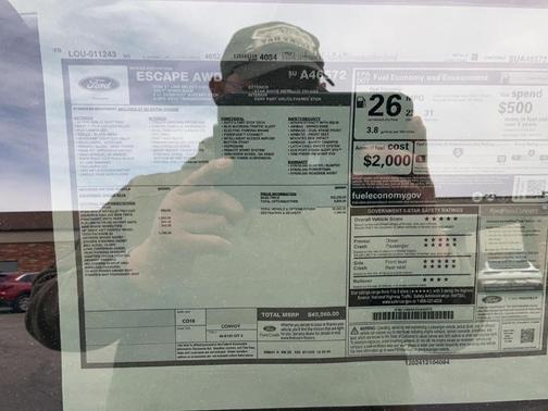 Star White 2025 Ford Escape ST-Line Select