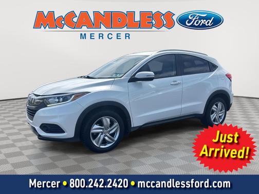 Platinum White Pearl 2019 Honda HR-V EX