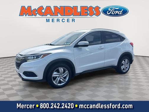 Platinum White Pearl 2019 Honda HR-V EX