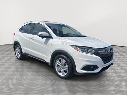 Platinum White Pearl 2019 Honda HR-V EX