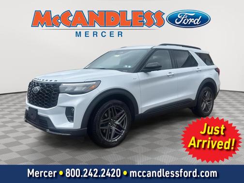 Spindrift White 2026 Ford Explorer ST-Line