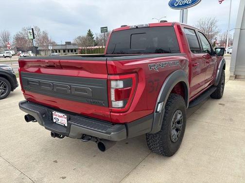 Rapid Red Metallic Tinted Clearcoat 2022 Ford F-150 Raptor