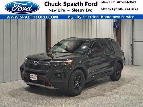 Forged Green Metallic 2023 Ford Explorer Timberline