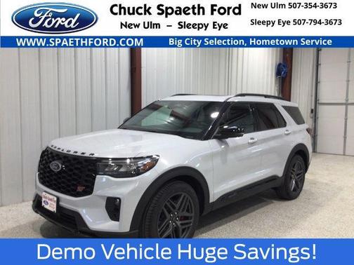 Space White Metallic 2026 Ford Explorer ST