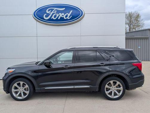 Agate Black Metallic 2020 Ford Explorer Platinum