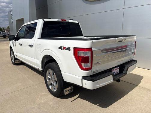 Star White Metallic Tri-Coat 2022 Ford F-150 Platinum