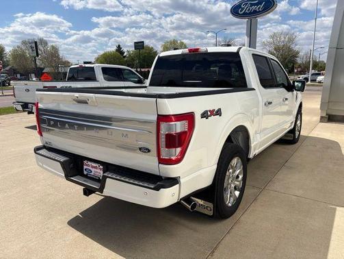 Star White Metallic Tri-Coat 2022 Ford F-150 Platinum