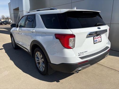 Oxford White 2020 Ford Explorer Limited