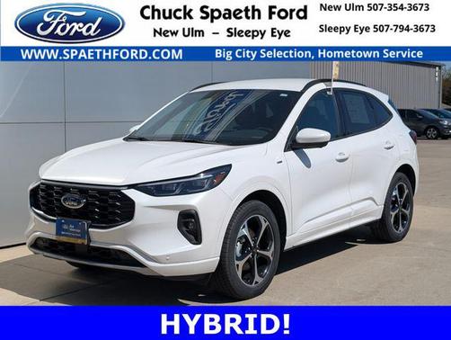 Star White Metallic Tri-Coat 2024 Ford Escape ST-Line Elite