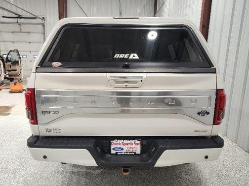 White Platinum Metallic Tri-Coat 2015 Ford F-150 Platinum