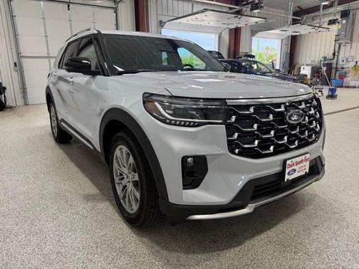 Space White Metallic 2026 Ford Explorer Platinum