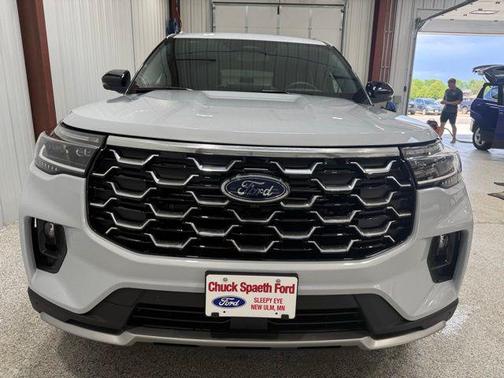 Space White Metallic 2026 Ford Explorer Platinum
