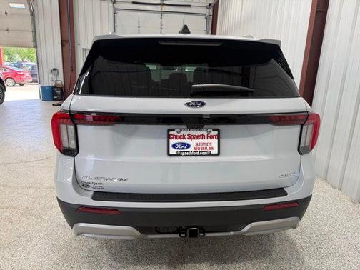 Space White Metallic 2026 Ford Explorer Platinum