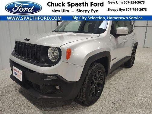 Glacier Metallic 2018 Jeep Renegade Altitude