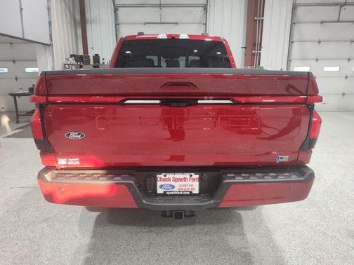Rapid Red Metallic Tinted Clearcoat 2025 Ford F-150 Lightning LARIAT