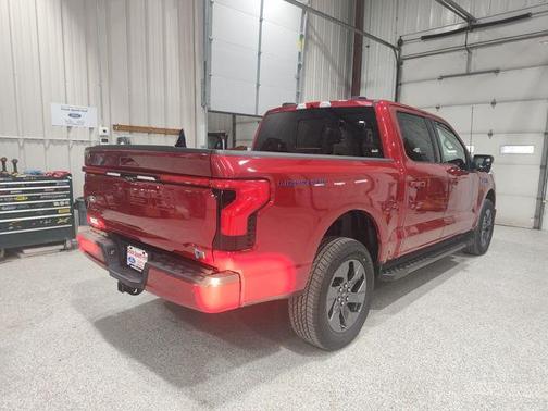 Rapid Red Metallic Tinted Clearcoat 2025 Ford F-150 Lightning LARIAT