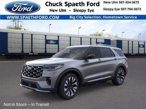 Carbonized Gray Metallic 2026 Ford Explorer Platinum