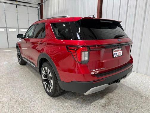 Rapid Red Metallic Tinted Clearcoat 2026 Ford Explorer Platinum