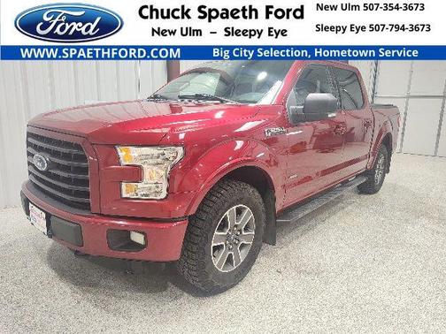 Red 2016 Ford F-150 XLT