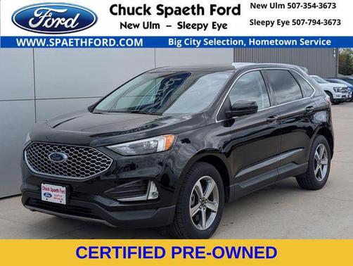 Agate Black Metallic 2024 Ford Edge SEL
