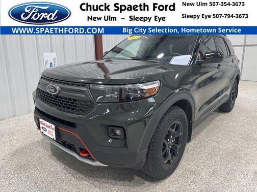 Forged Green Metallic 2022 Ford Explorer Timberline