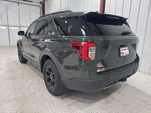 Forged Green Metallic 2022 Ford Explorer Timberline