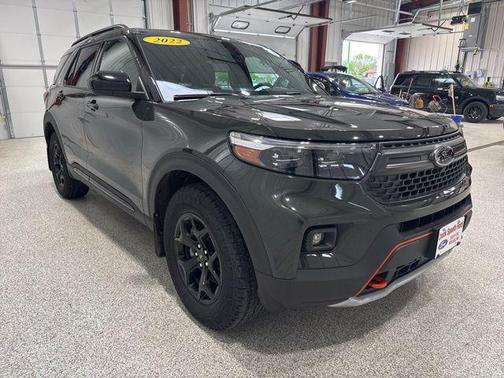 Forged Green Metallic 2022 Ford Explorer Timberline