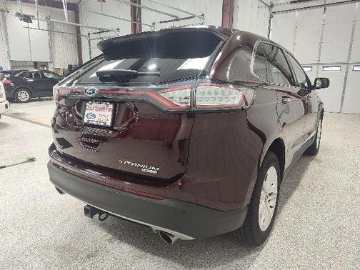 Burgundy Velvet Metallic Tinted Clearcoat 2018 Ford Edge Titanium