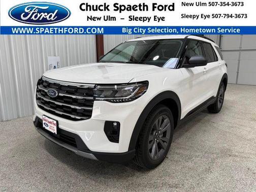 Star White Metallic Tri-Coat 2026 Ford Explorer Active