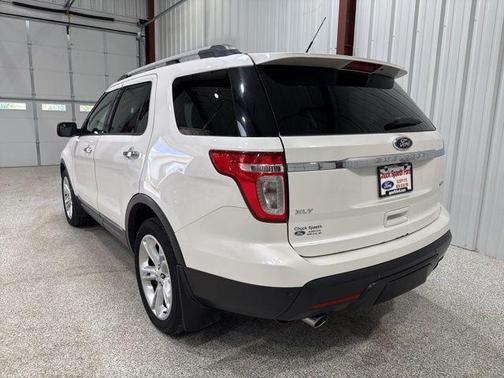 White Platinum Clearcoat Metallic 2014 Ford Explorer XLT