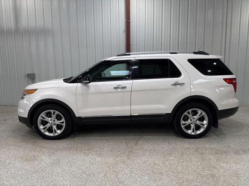 White Platinum Clearcoat Metallic 2014 Ford Explorer XLT