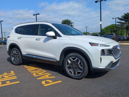 Quartz White 2023 Hyundai SANTA FE Limited